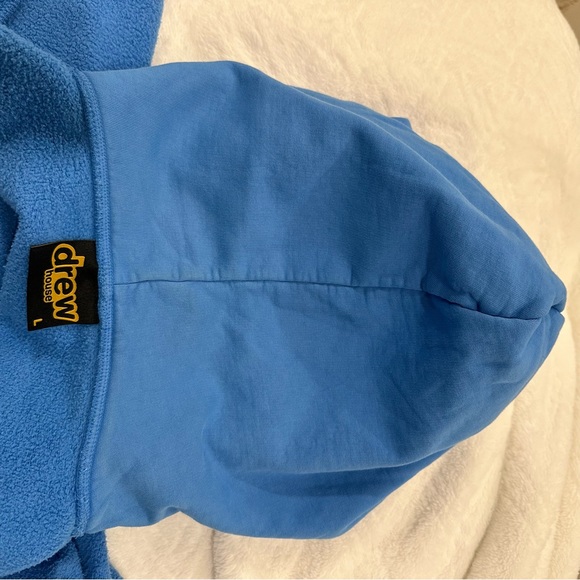 Drew House Hoodie size L Sky Blue Justin Bieber - Picture 9 of 16